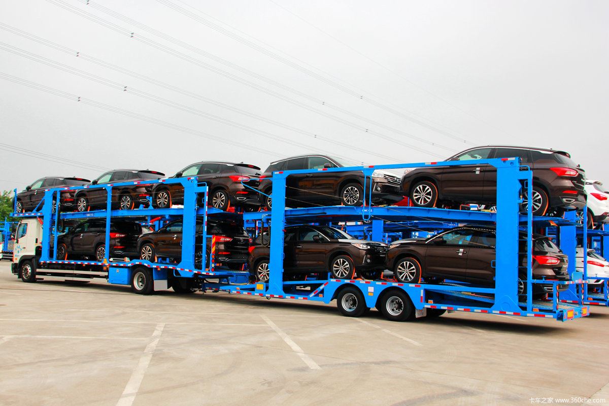 CIMC Central Axles Car Carrier Truck Trailer2