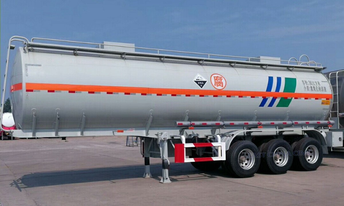 Corrosive Liquid Tanker Trailer Corrosive Liquid Tanker Trailer