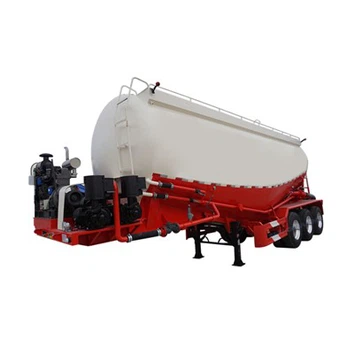 40cbm cemento a granel seco| Tráiler de Lime Silo