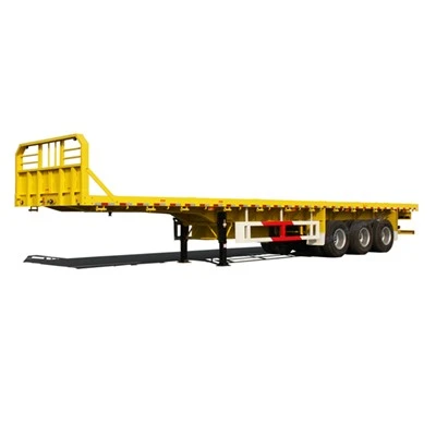 Remolque de plataforma con cabecera